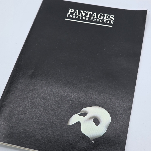 Vintage 1995 The Phantom Of The Opera Pantages Theatre Program Playbill - Picture 2 of 7